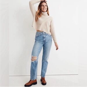 Madewell Curvy Perfect Vintage Straight Leg Jeans 25